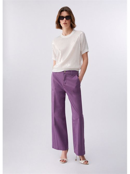 Top con paillettes LIU JO | WA6216MA68R/P9691